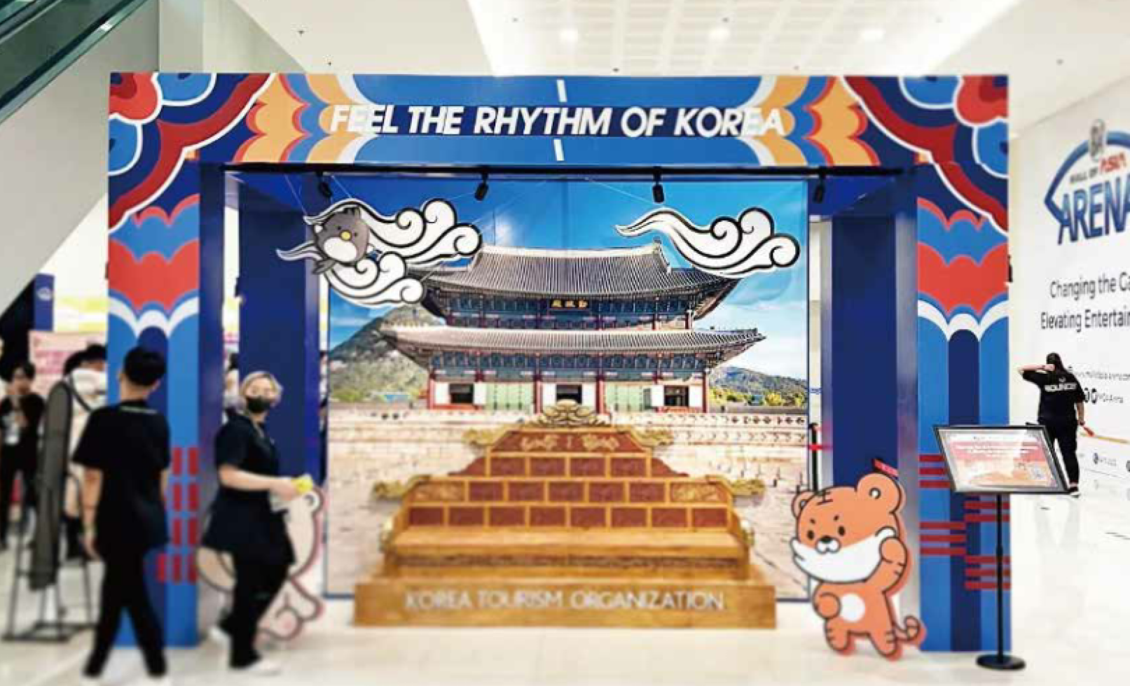 KTO Global Promotion Booth — Feel the Rhythm of Korea image 1